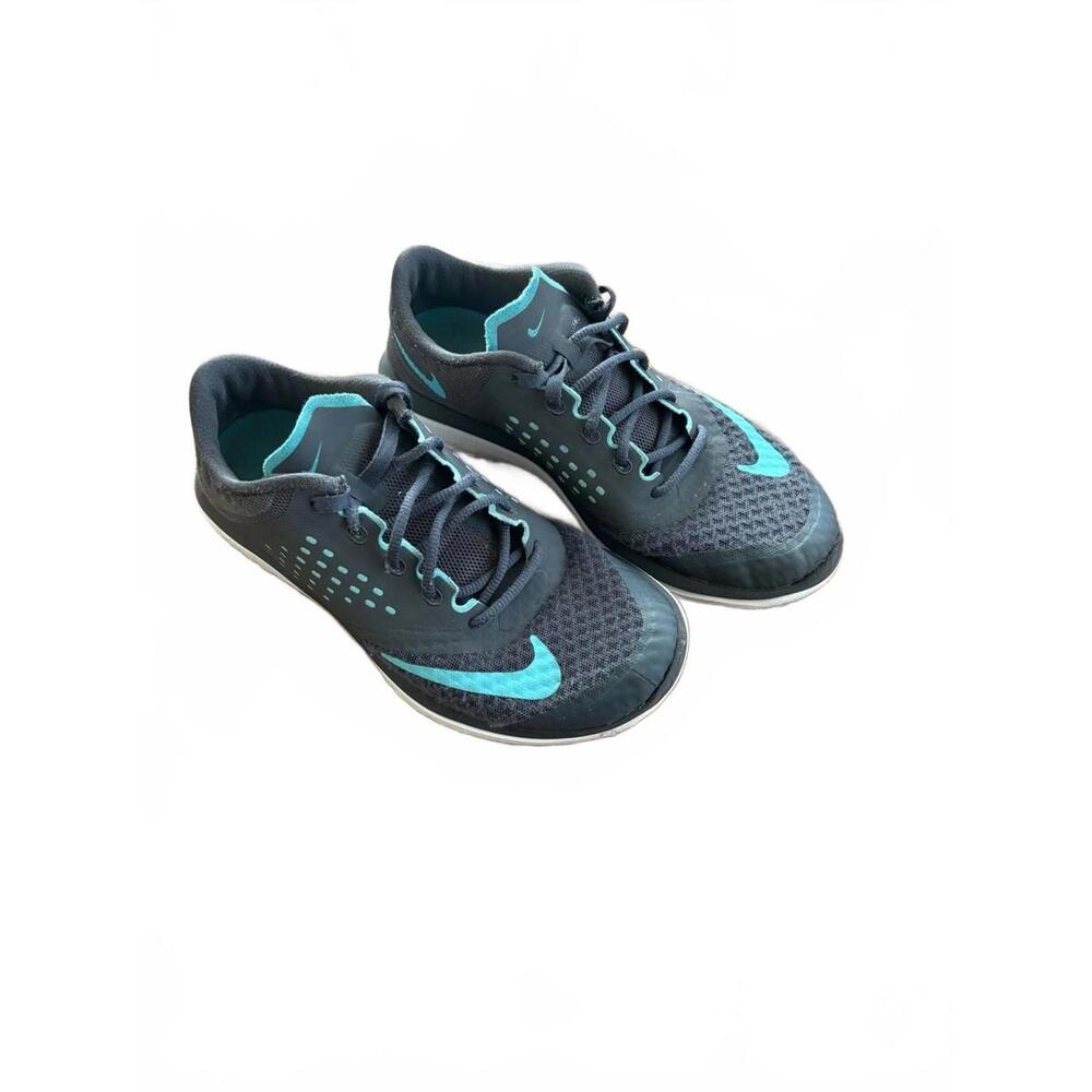 Nike Women Lightweight Running Shoes Black and Turquoise size 6.5